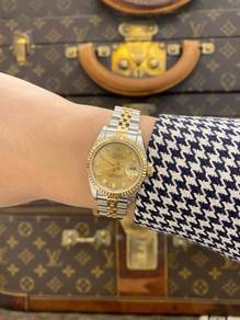 Rolex Lady Datejust 26 Half 18K 750 Yellow Gold Ju