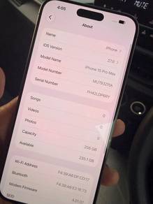 iPhone 15 Pro Max 256gb