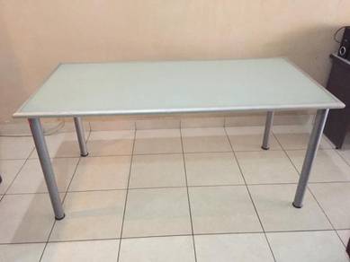 Top glass Dining Table