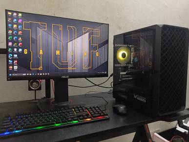PC gaming fullest with monitor TUF 24INCH 144HZ