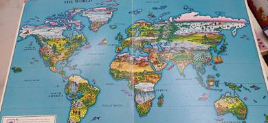 World Map Book