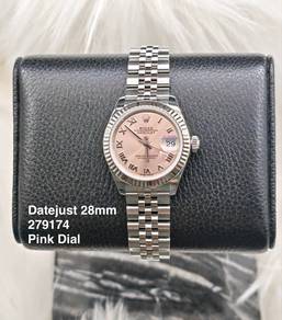 Rolex Datejust 28mm 279174 🩷pink roman 2024 Full