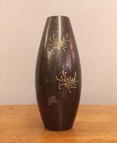 vintage brass vase tembaga