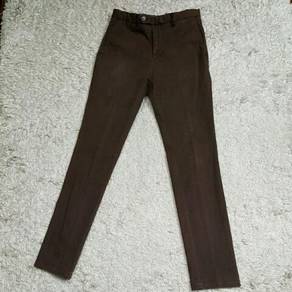 Sacoor Brothers Brown Slim Cut Pants