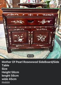 Side cabinet/ Side Table Rosewood Mother Of Pearl