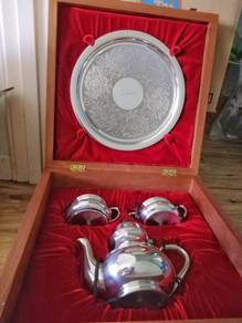NEW Selangor Pewter Tea Set
