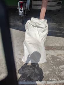 Guni putih kosong 50kg pakej 100pcs