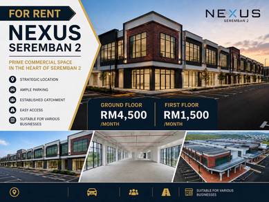 Shop lot For Rent in Seremban 2,NSN