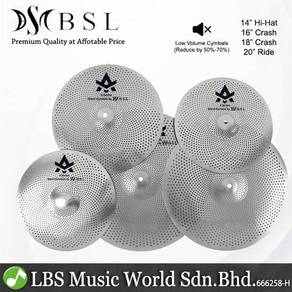 BSL 5 Piece A Series Silent Cymbals