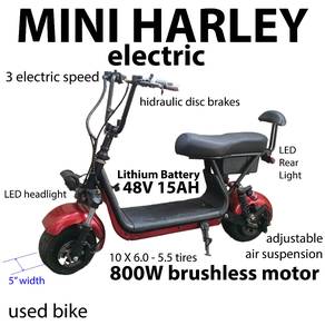 Electric MINI HARLEY bike scooter bicycle ebike