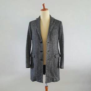 Messagerie Italy Tweeted Long Trend Coat