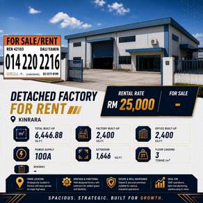 Warehouse / Factory For Rent in Puchong,SGR