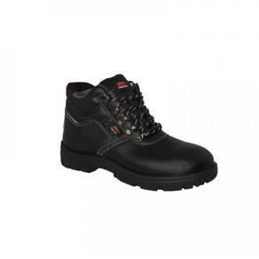 Safety Shoes Rhino Mid Cut Lace Up Black C201 ST