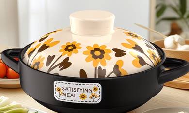 Ceramic Pot-size 3250ml(utk 3-4 orang)