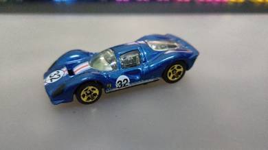 Hotwheels Blue Ferrari P4