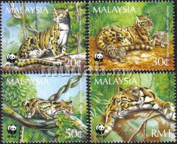 1995 WWF Clouded Leopard Stamp Malaysia UM S