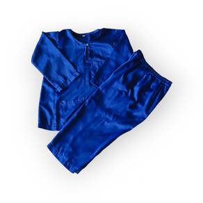 Baju melayu budak in royal blue colour