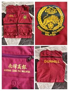 Vest Vintage FAM Dunhill 90an baju bola 