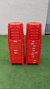 YE70P Kerusi Bangku Plastik 3V Flora Plastic Stool