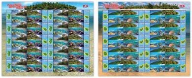 Mint Stamp Sheet Island Beaches Series 3 Msia 2015
