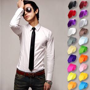 SLIM TIE FORMAL CASUAL NECKTiE TALI LEHER MURAH