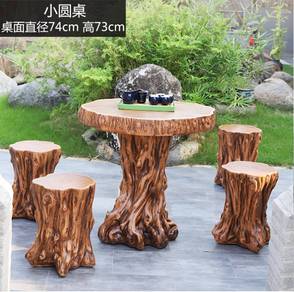 Outdoor Table Garden Chair Meja Luar Taman kerusi