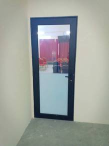 50) Pintu Bilik Pejabat Aluminium-Powder Coated
