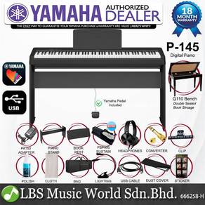 Yamaha P-145 88 Key Digital Piano Package