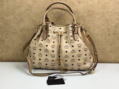 [CLEARANCE] MCM MWS1AVI24IG001 Visetos Bucket Bag
