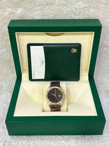 Rolex Datejust Turn O Graph Yellow Gold Bezel