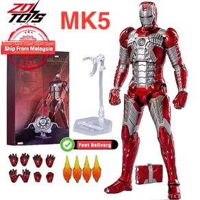 ZD Toys Original Iron Man MK5 Marvel legends Actio