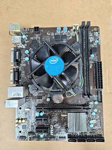 MSI H110M-K V2 with Intel i5 6th motherboard murah