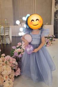 Preloved beautiful princess dress 100cm (4-6 yo)