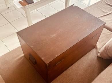 wooden chest box, antique