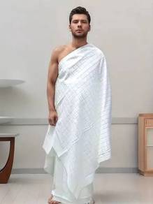 2 PIECE adult KAIN IHRAM MICRO FIBER