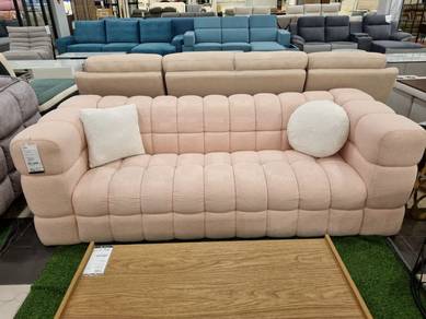 3 Seater Sofa Fabric (pink)