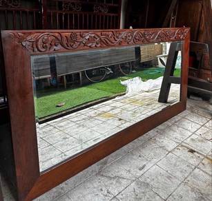 teak mirror