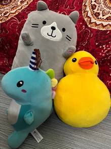 duck,cat, and dino