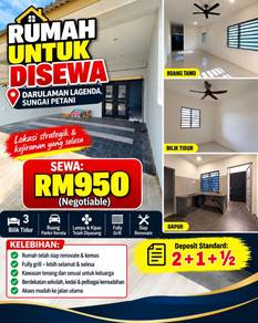 1-storey Terraced House For Rent in Sungai Petani,KDH