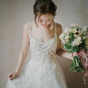 White fishtail wedding bridal dress gown RB2416
