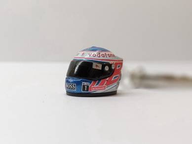 JENSON BUTTON Formula1 Helmet Keychain