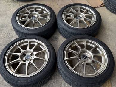 Sport Rim 16 Second WedsSport TC105N Siap Tayar Se