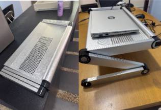Adjustable laptop stand