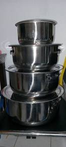 stainless steel cook pots