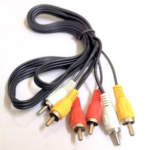 3 RCA AV Audio Video Cable Male to Male (1.5M)