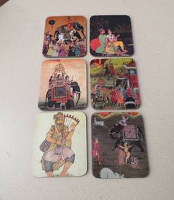 Vintage Paradise Road Sri Lanka coaster