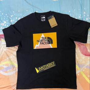 the north face classic logo tee shirt - L