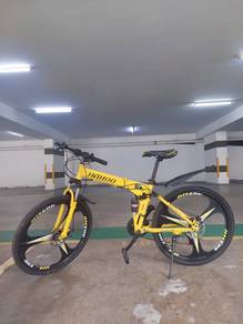 26"Wheel 21SpeedGear Foldable MTB 2xSuspension