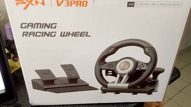 Game console set driving simulator