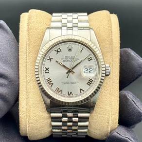 Rolex Datejust 36 Silver Roman 16234